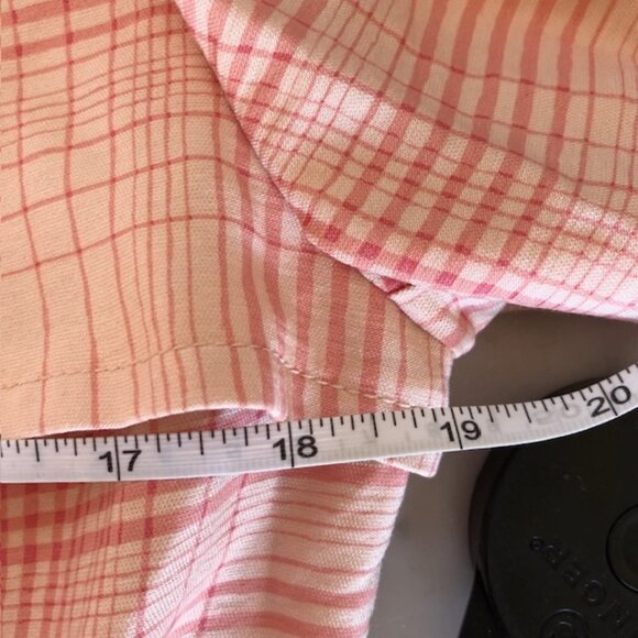 LAUREN CONRAD LC Very Berry Plaid Trench Coat Medium - Picture 17 of 17